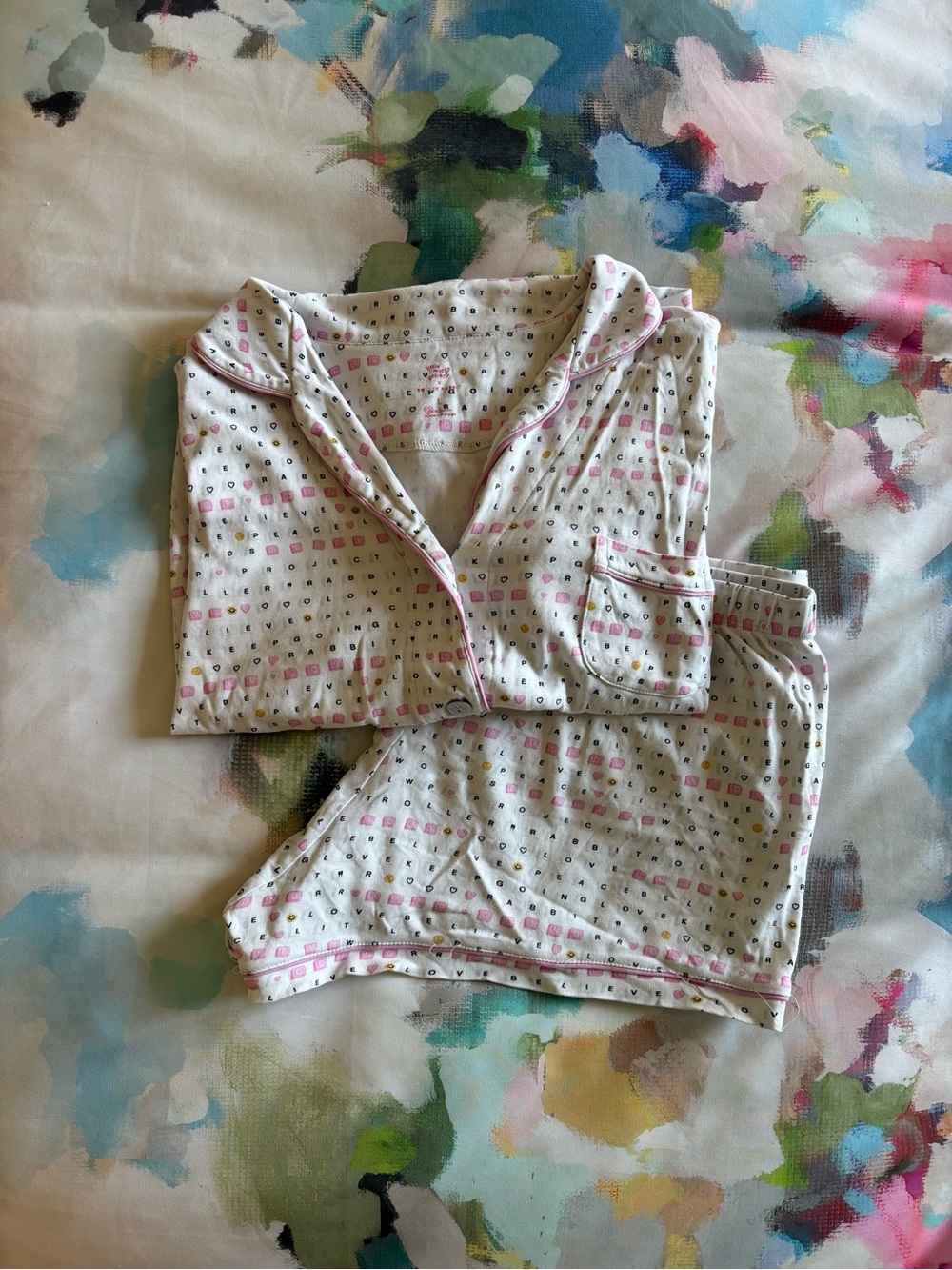 Roller Rabbit X Little Words Project Pajama Set - Picture 2 of 4